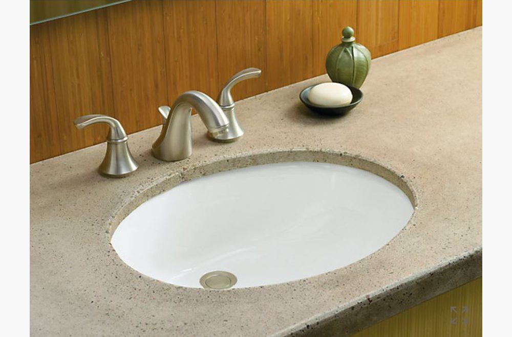 Kohler caxton oval undermount sink