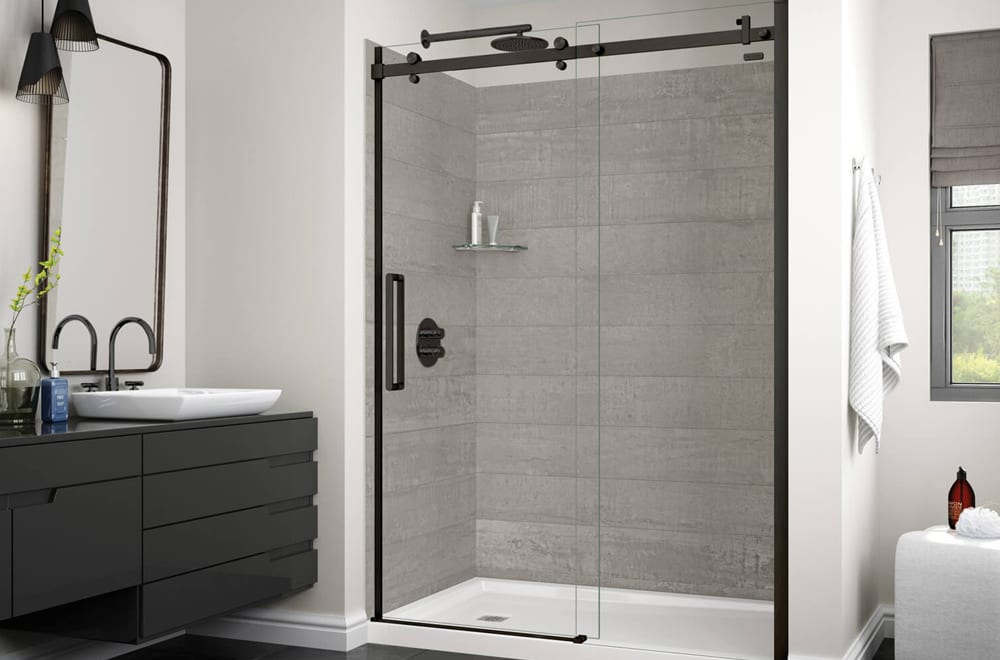 MAAX HALO 60 SHOWER DOOR matte black 138997-900-340-000 (2)