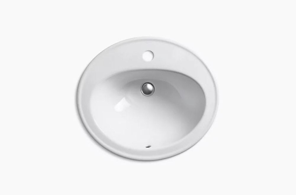 kohler pennington self-rimming drop-in sink 1 hole
