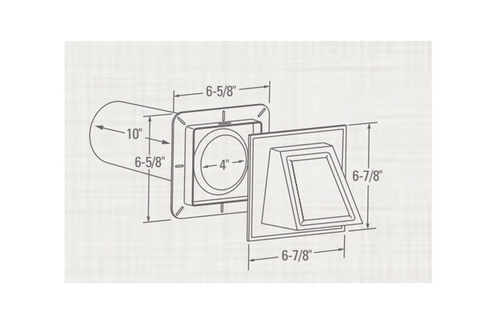 Dryerhood technical drawing