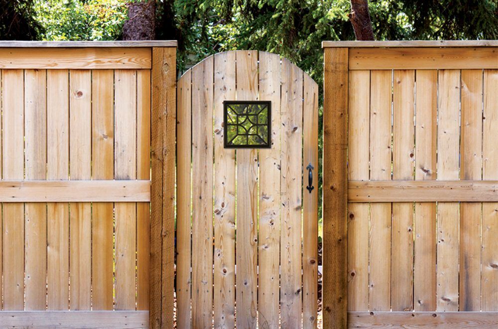 NUVO 15 inch SQUARE DIAMOND BLACK CAST FENCE INSERT acw54 (2)