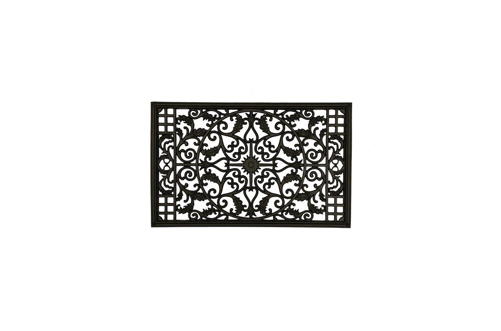 NUVO 15 x 24 RECTANGLE BLACK CAST FENCE INSERT ACW61 (1)