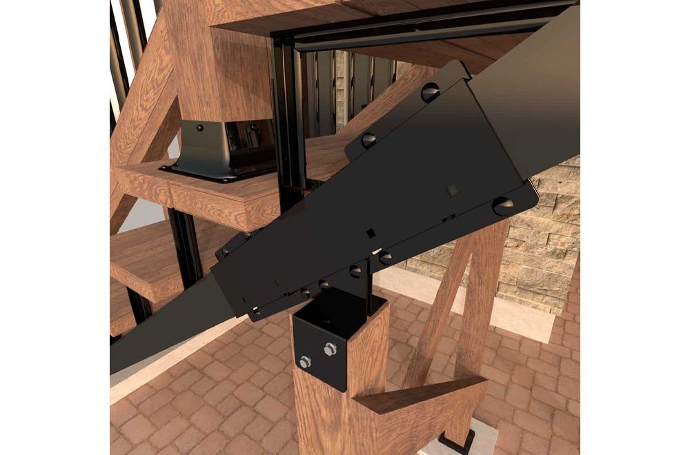 Pylex Steel Stringer Connector Bracket 13920 (2)