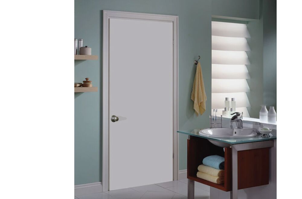 Hardboard prehung door