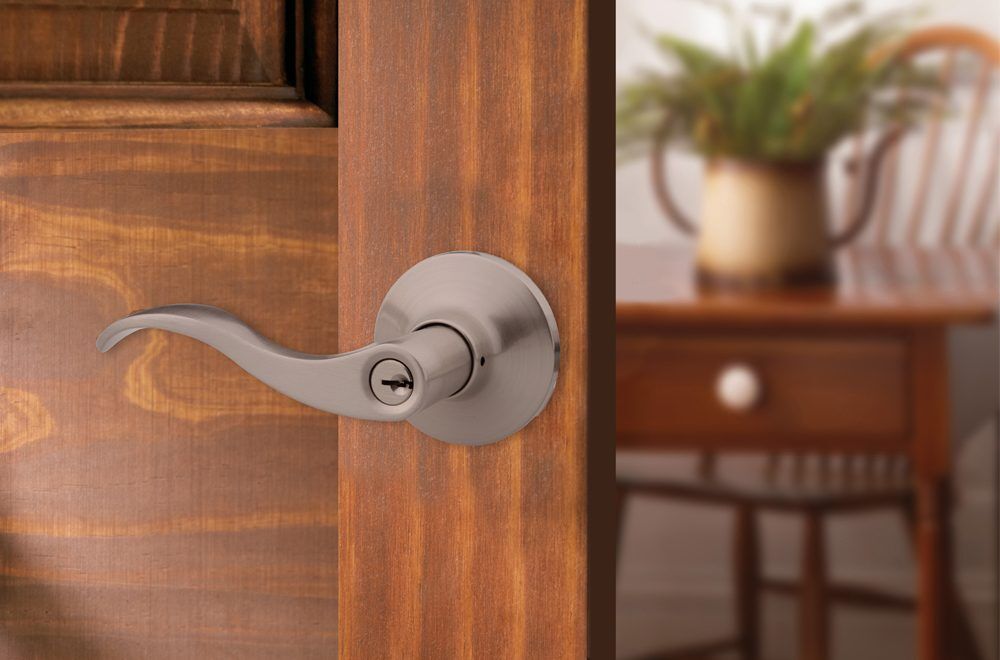 layton keyed entry lever satin nickel (2)
