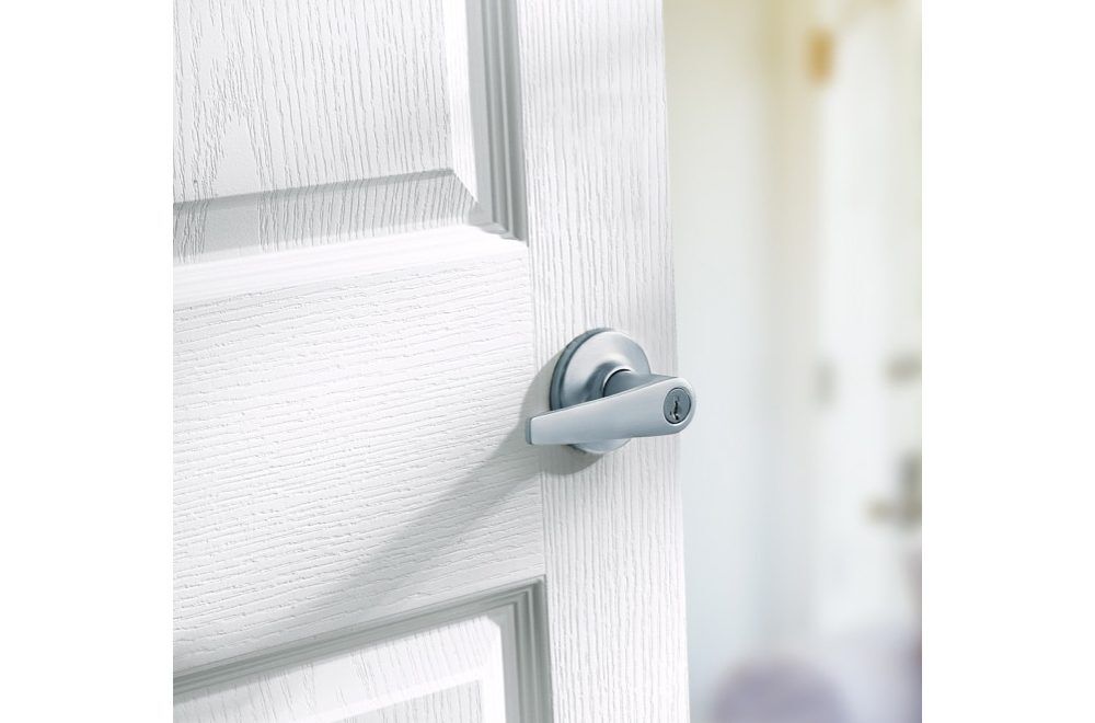 kim-entry-lever-featuring-smartkey-in-satin-chrome keyed 3