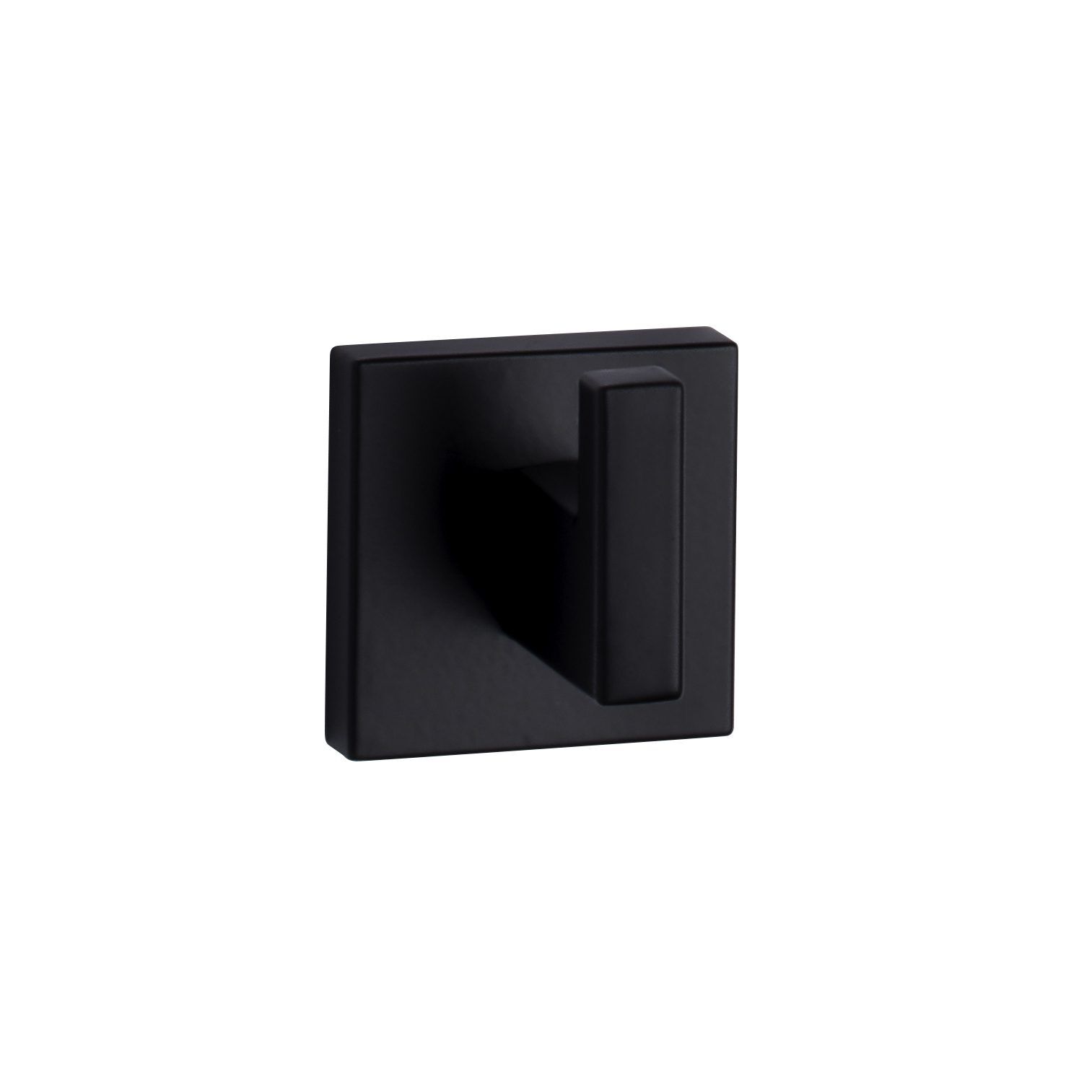 taymor allusion single robe hook in matte black 02-d32501blk