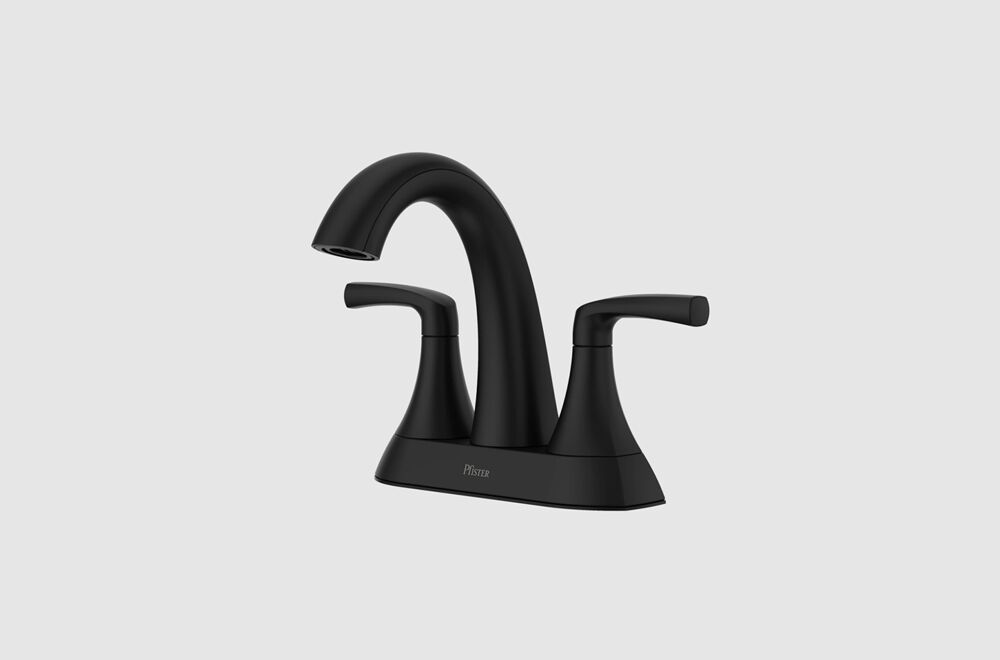 Pfister Rancho 2 handle lavatory faucet black 1