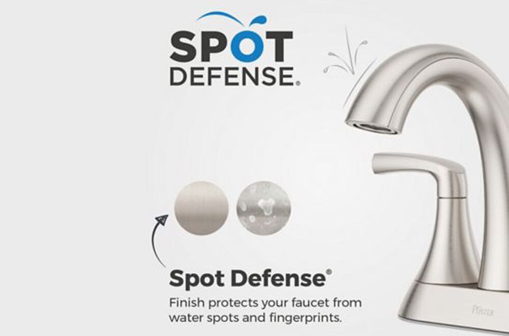 Pfister Rancho 2 handle lavatory faucet brushed nickel (8