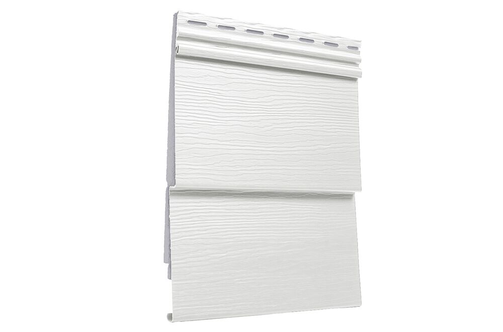 West Ridge D6 Vinyl Siding Frost White 2