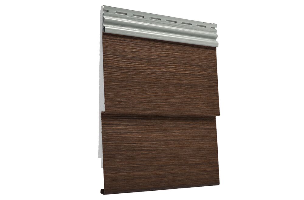 West Ridge D6 Vinyl Siding Rustic Teak 1