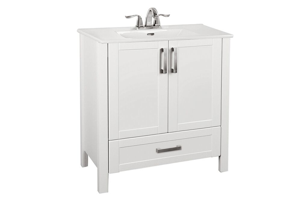 Braylee 30 white vanity 1