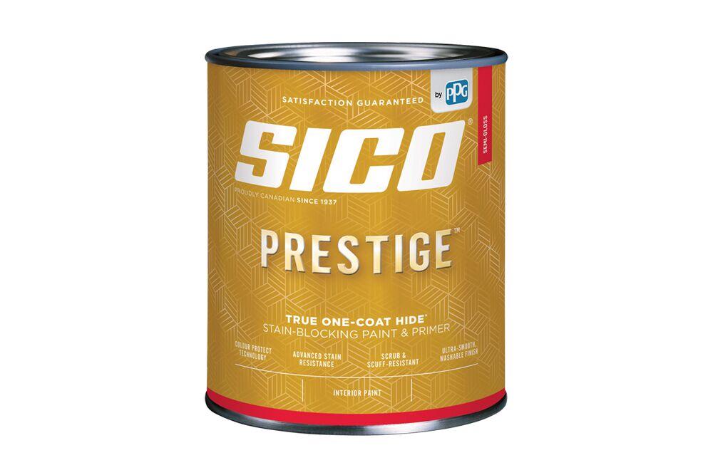 SICO PRESTIGE - SEMI-GLOSS WHITE INTERIOR - 946ML