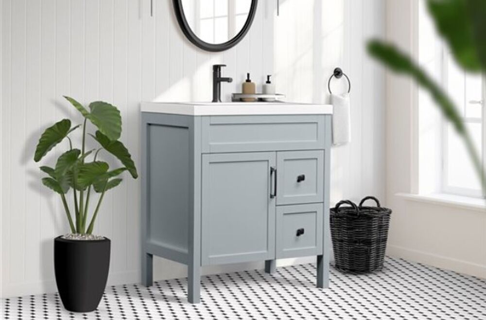 Luxo Nord 30.25 inch vanity - grey