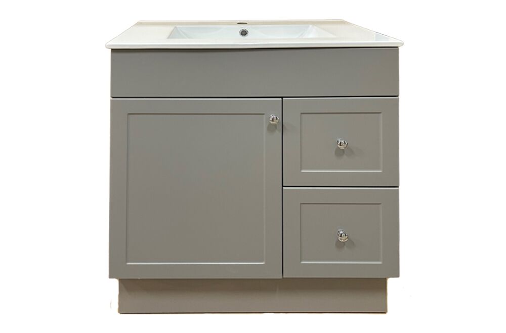 Presenza 30 inch Shaker Vanity - Grey 7