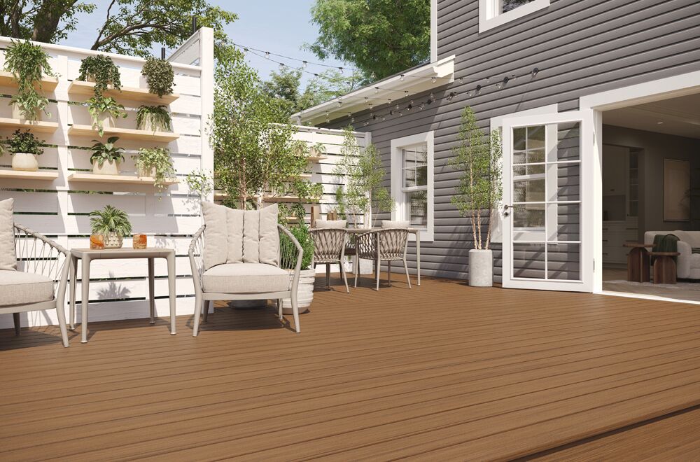 Trex enhance naturals cinnamon cove deck 1