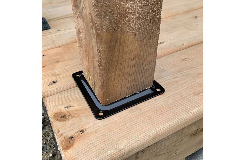 10830-03 4x4 wood connector plate black 2