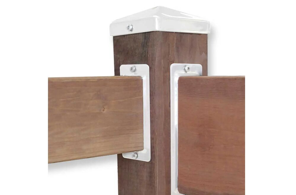 10965-01 2x4 wood connector plate white 2