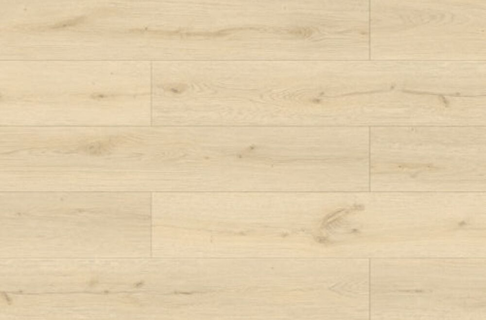 Hydro Xpert Laminate Wild Oak sample board in blonde wood colour