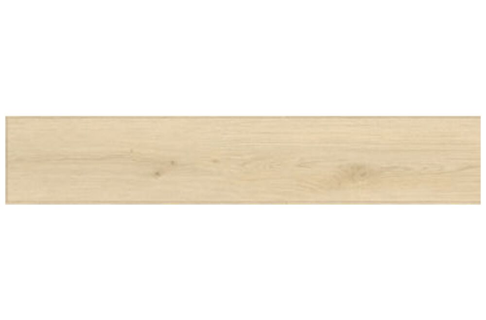 Hydro Xpert Laminate Wild Oak sample plank in blonde wood tones.