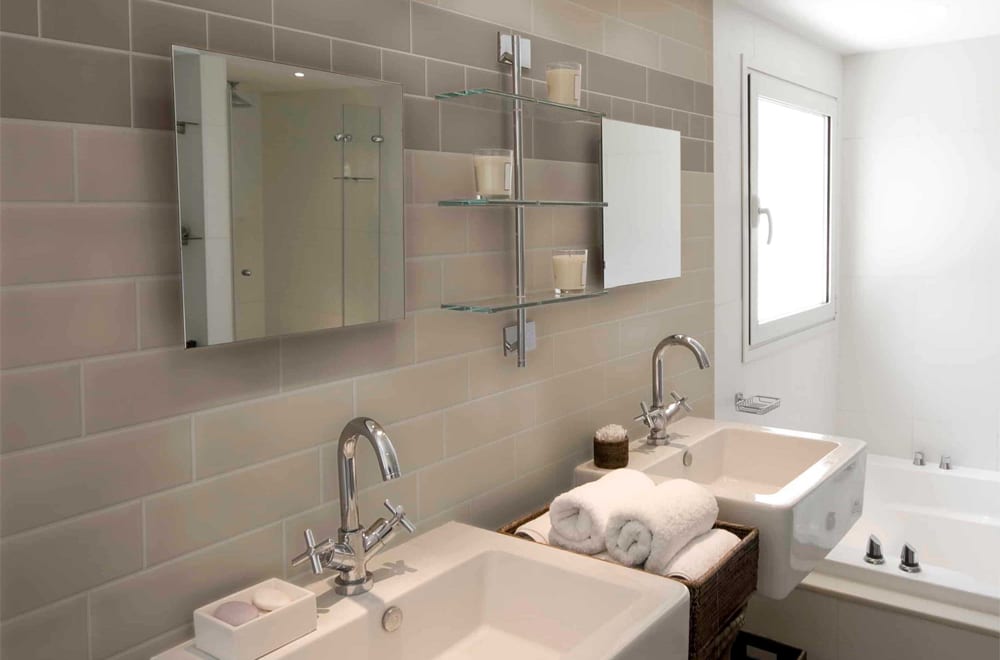 Ceratec 3x6 Subway Tile Dark Taupe GALLERY (2)