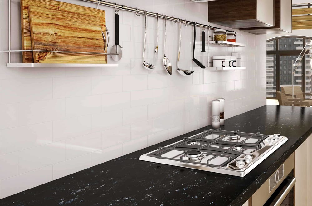 Ceratec 3x6 Subway Tile White