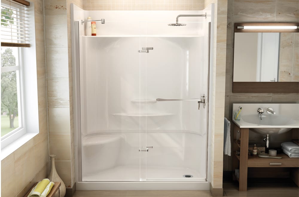 MAAX essence 60x30 4-piece shower with seat (1)