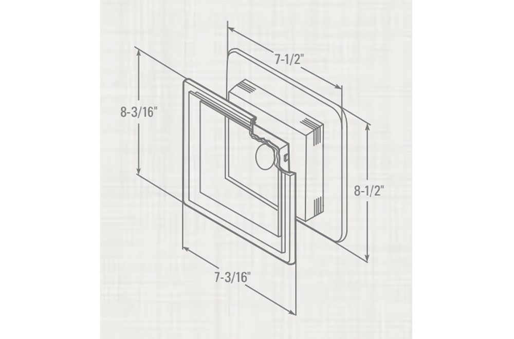 Mount Master Square Technical diagram