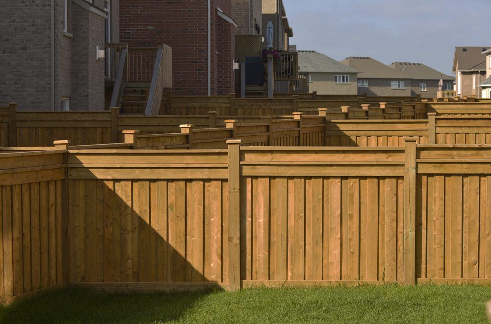 treated fence with 4x4 posts 5