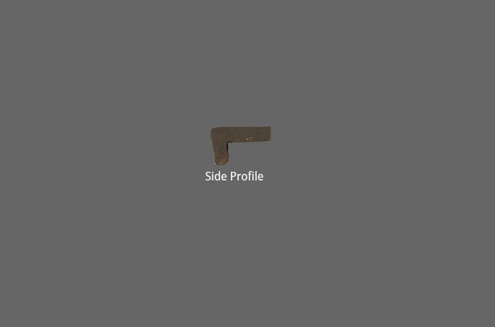 Quality Stone Stacked Stone TOP TRIM SIDE PROFILE