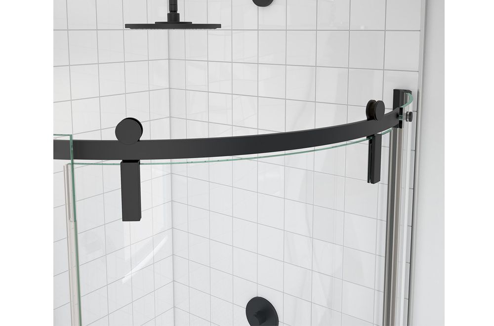 Maax Outback Round Shower Door - Left Hand Door Opening - Image 6