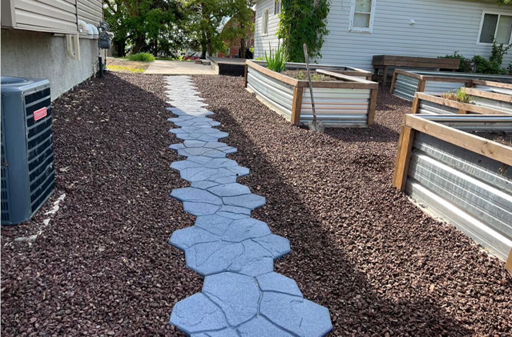 Shercom Flagstone Rubber Patio Bloc