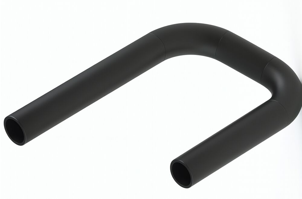 Vista ADA Round Hand Rail Component: Pipe Handrail 180 degree extension PB7591XB