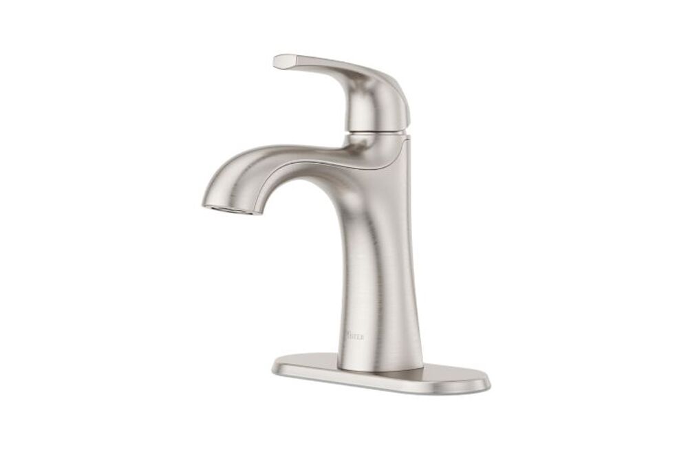 Pfister Rancho 1 handle lavatory faucet brushed nickel 1 pf_rancho_lf-042-rchgs_c1-dp