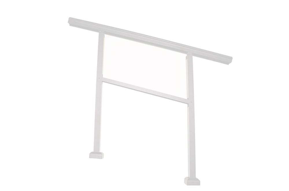 Nuvo Ready Rail 2-3 Step Stoop Rail White WHSK3S 2