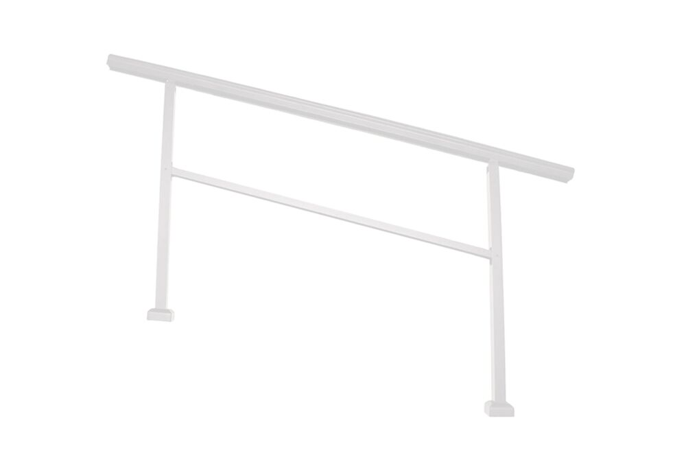 Nuvo Ready Rail 4-5 Step Stoop Rail White WHSK4S 3