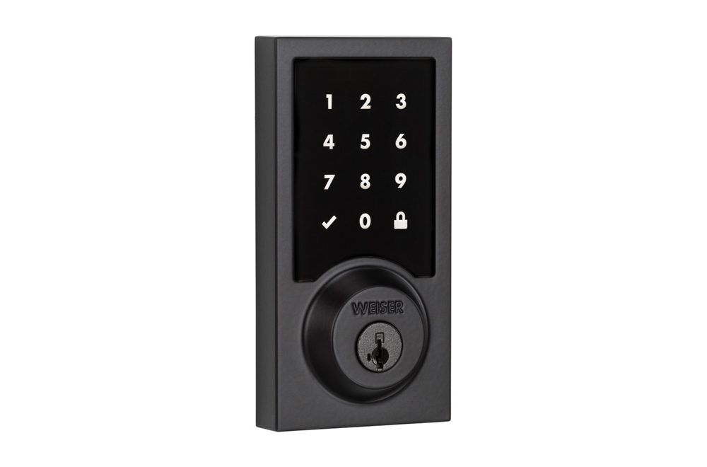 Premis-touchscreen-electronic-lock-featuring-smartkey-in-iron-black 1